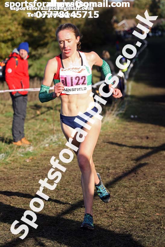 Senior womens National Cross Country Relay, Berry Hill Park, Mansfield. Photo:  David T. Hewitson/Sports for All Pics
